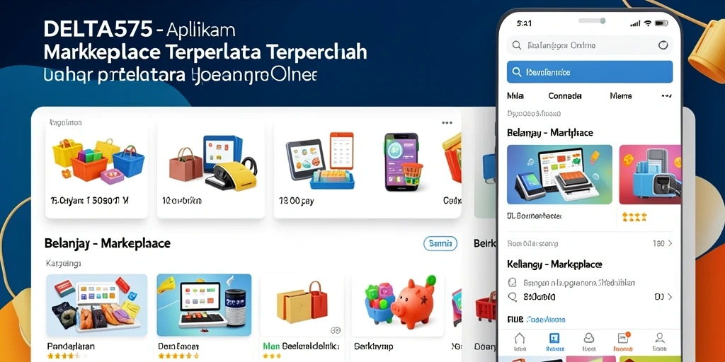 Antarmuka pengguna DELTA575 yang intuitif dan fungsional.