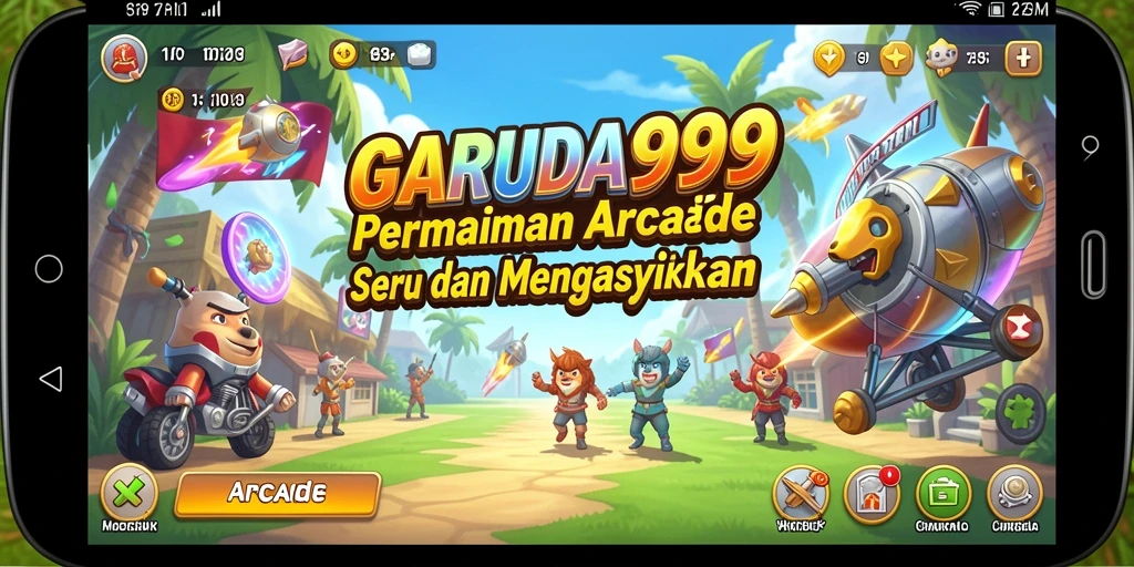 Tampilan antarmuka utama GARUDA999 yang menarik dan penuh warna.