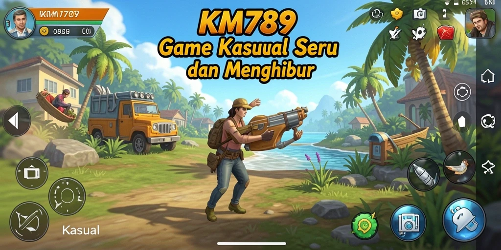 Tampilan antarmuka permainan KM789 yang menarik dan mudah dipahami.
