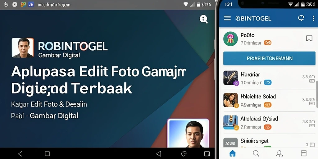 Antarmuka user-friendly dari aplikasi Gambar Digital ROBINTOGEL.