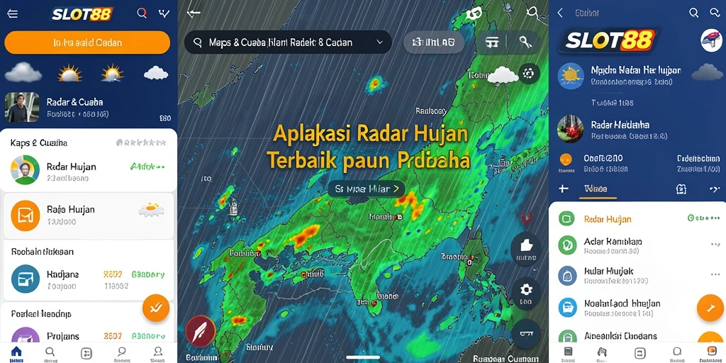 Antarmuka SLOT88 menampilkan radar hujan yang jelas dan informatif.